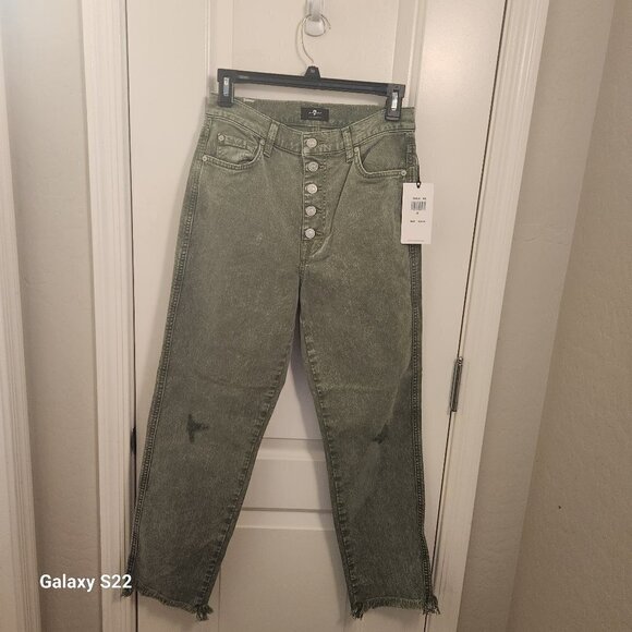 7 for All Mank Kind Button Fly Jeans. NWT. Size 28 - Picture 1 of 9